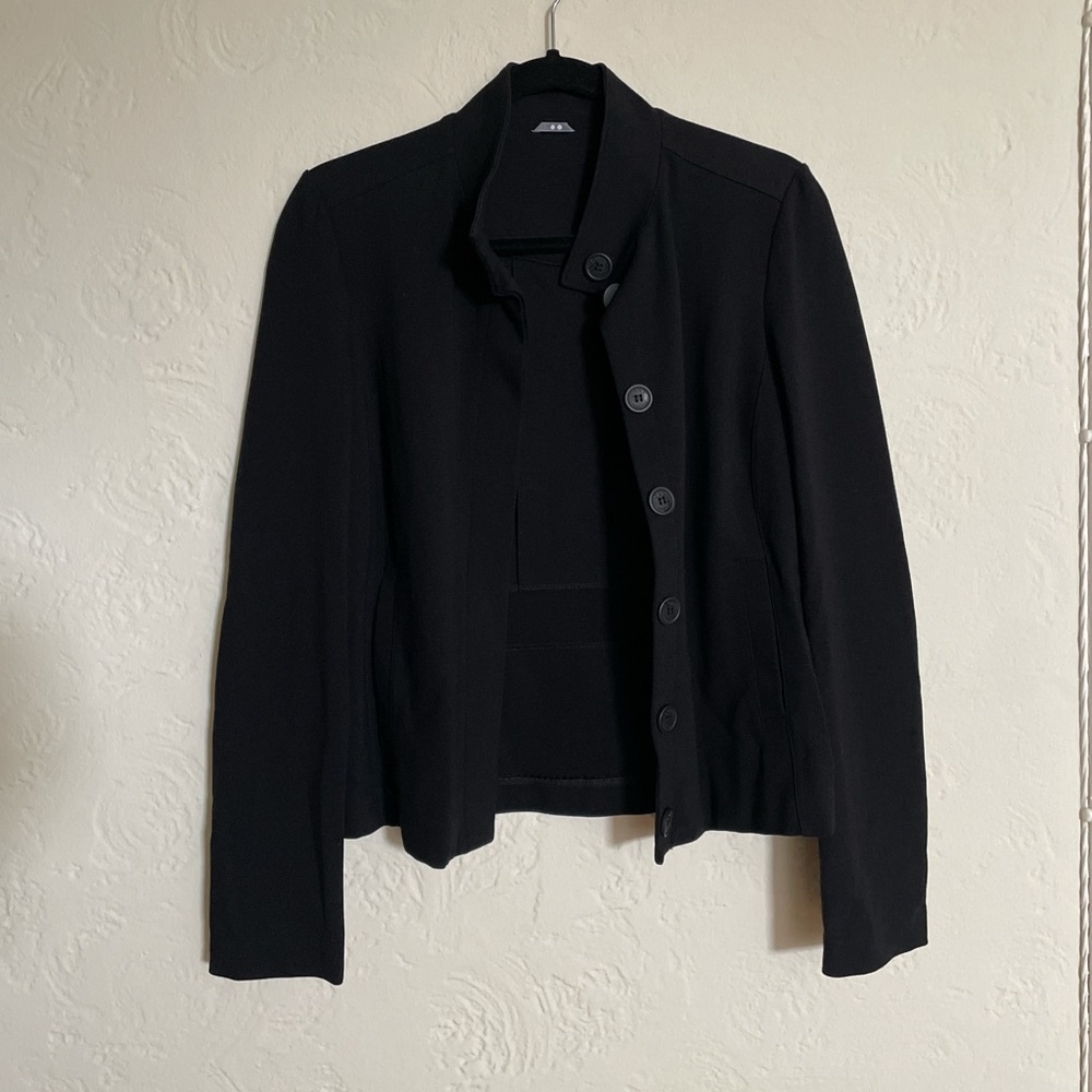 Three Dots Stretchy Black Women's Jacket